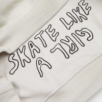 Nike SB x Skate Like A Girl Hoodie - Light Bone / Light Bone / Black / Light Crimson thumbnail