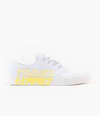 Nike SB x Violent Femmes Janoski Remastered Shoes - White / Clear - White - Tour Yellow
