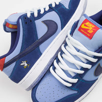 Nike SB x Why So Sad? Dunk Low Premium Shoes in Coastal Blue and Coastal Blue and Light Blue thumbnail