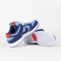 Nike SB x Why So Sad? Dunk Low Premium Shoes in Coastal Blue and Coastal Blue and Light Blue thumbnail