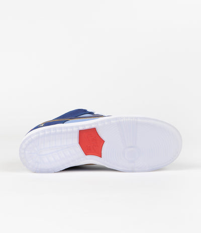 Nike SB x Why So Sad? Dunk Low Premium Shoes in Coastal Blue and Coastal Blue and Light Blue