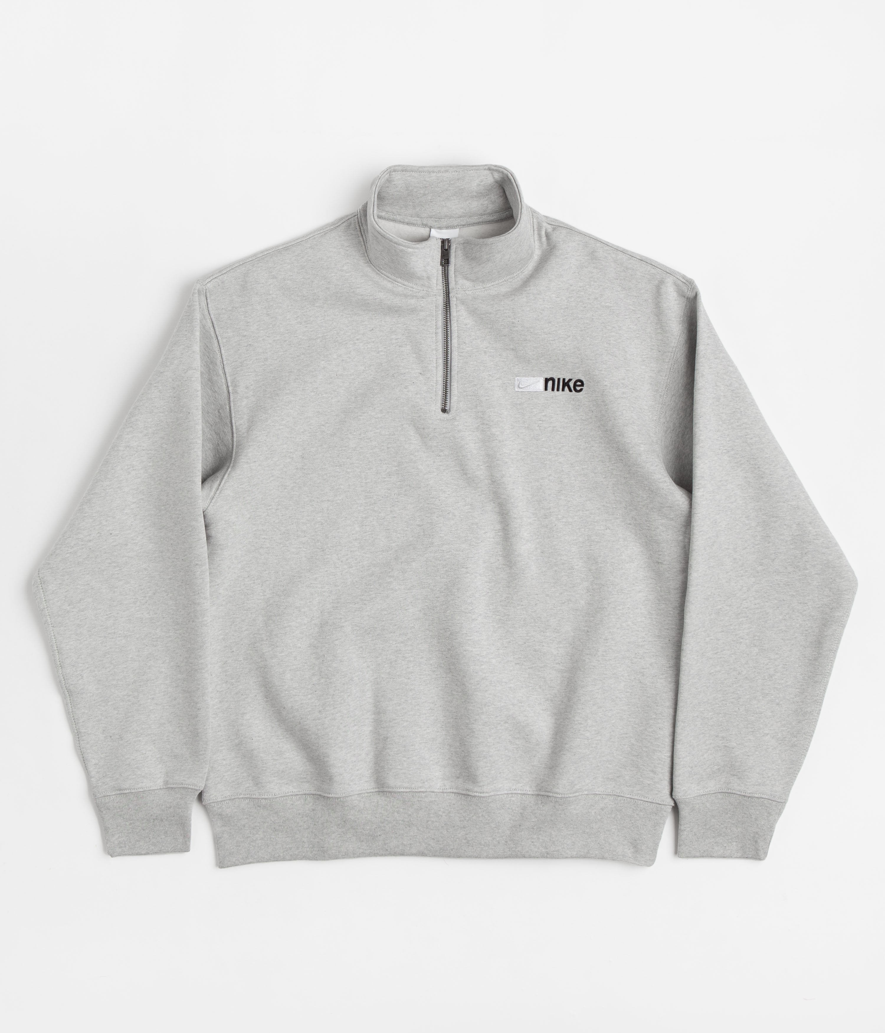 ジャケット・アウター 00s archive NIKE half zip pullover y2k Nike SB Y2K 1/2 Zip Sweatshirt - Grey Heather | Flatspot