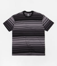 Nike SB YD Stripe T-Shirt - Black / Grey / Grey
