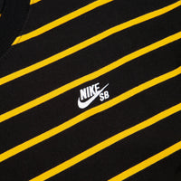 Nike SB YD Striped T-Shirt - Black / University Gold thumbnail