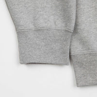 Nike Solo Swoosh Fleece Hoodie - Dark Grey Heather / White thumbnail