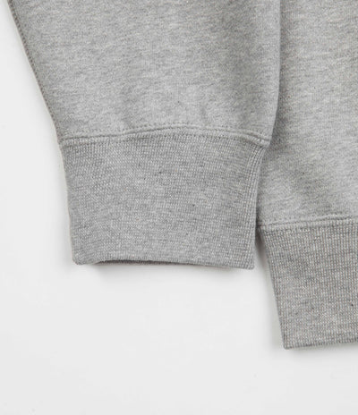 Nike Solo Swoosh Fleece Hoodie - Dark Grey Heather / White