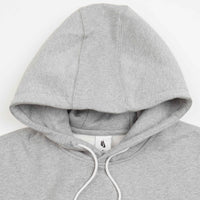 Nike Solo Swoosh Fleece Hoodie - Dark Grey Heather / White thumbnail