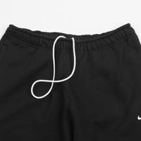 Nike Solo Swoosh Fleece Sweatpants - Black / White thumbnail