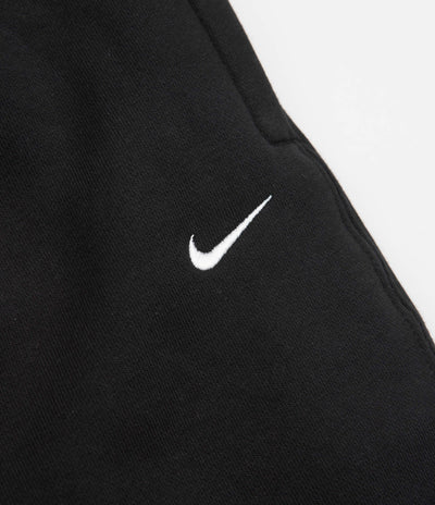 Nike Solo Swoosh Fleece Sweatpants - Black / White