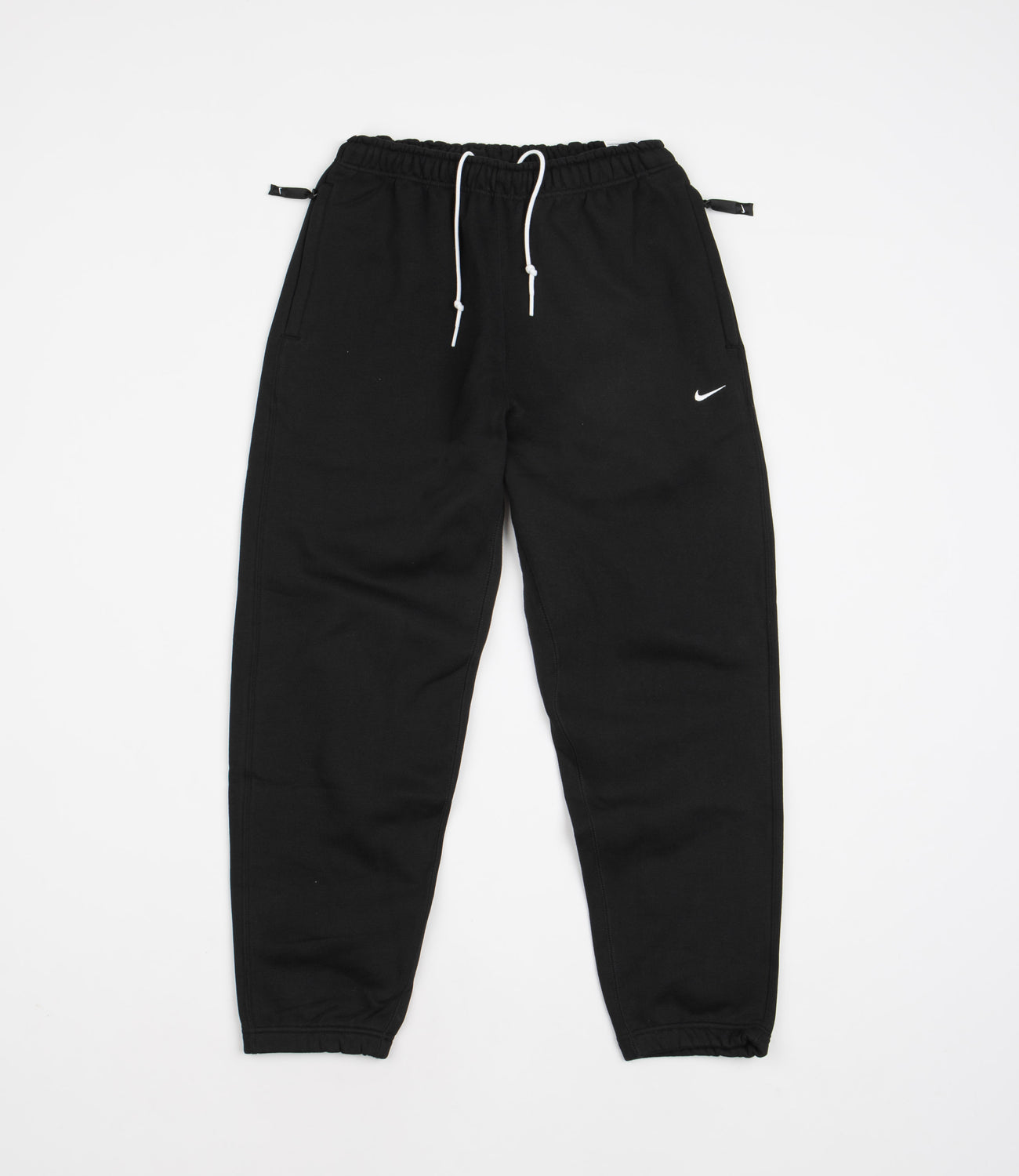 Nike Solo Swoosh Sweatpants - Black / White | Flatspot