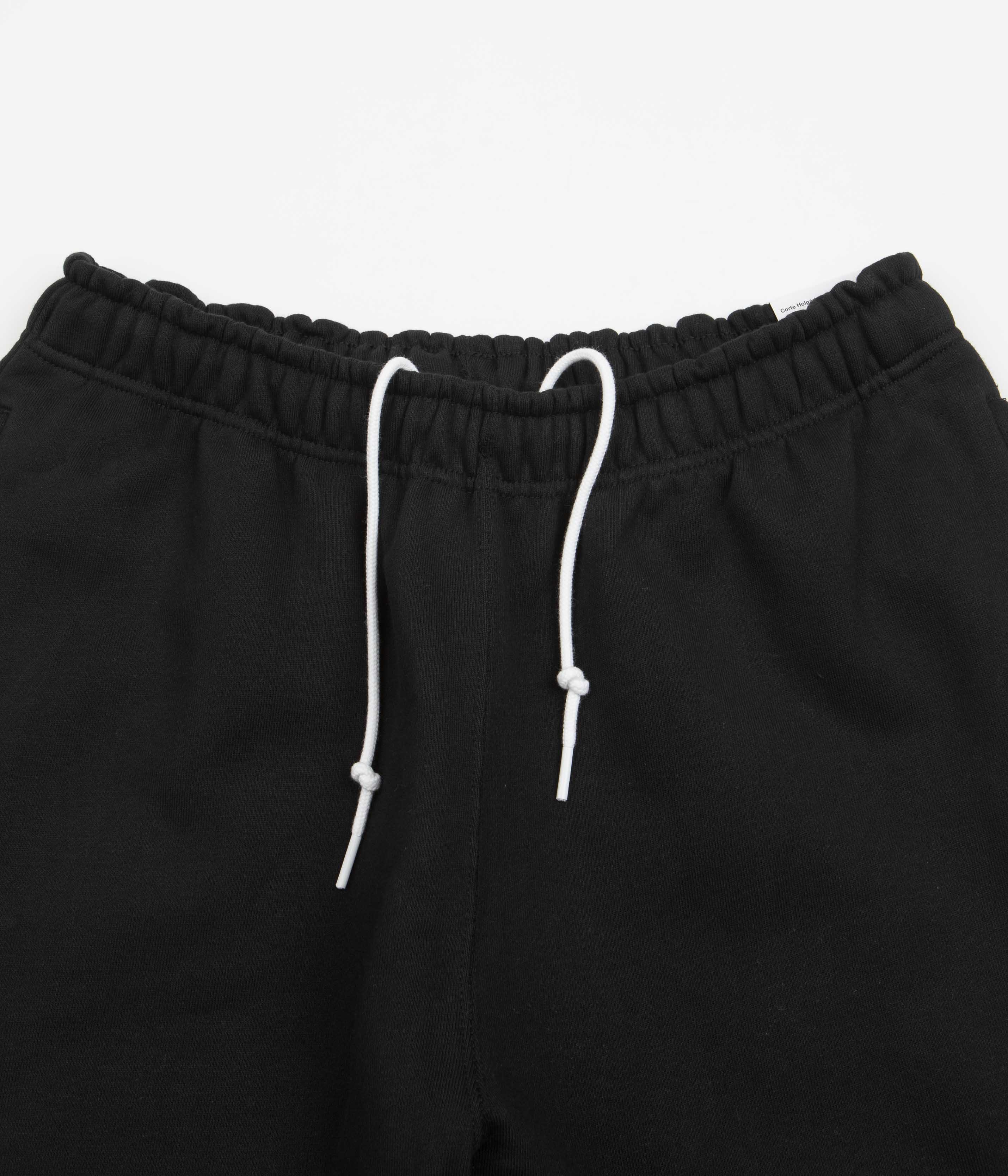 Nike Solo Swoosh Sweatpants Black / White Flatspot