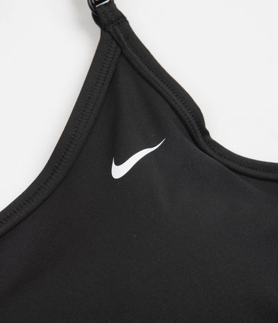 Nike Womens Dri-FIT Light Support Long Line Sports Bra - Black / White