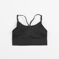 Nike Womens Dri-FIT Light Support Long Line Sports Bra - Black / White thumbnail