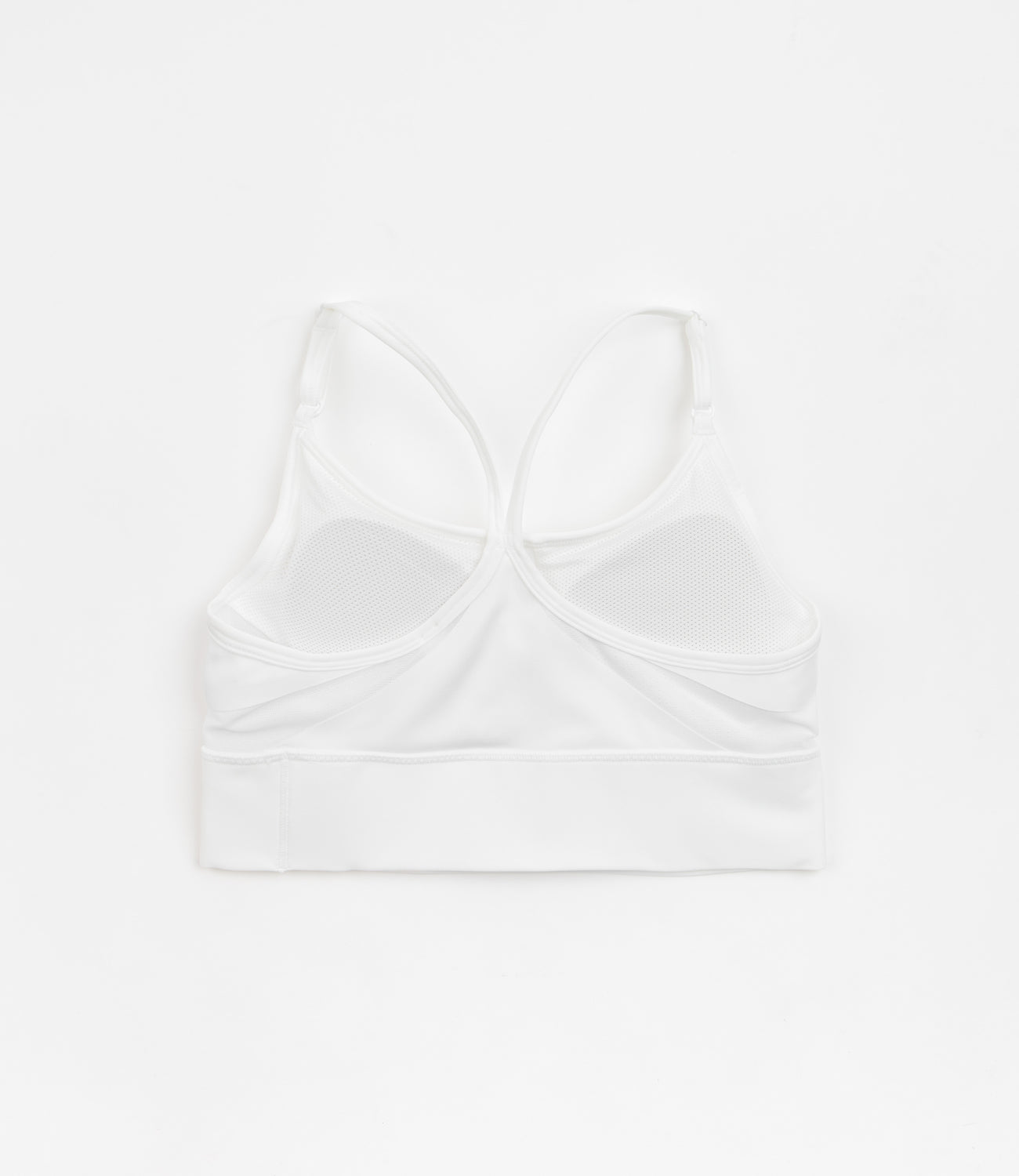 Nike Womens DriFIT Light Support Long Line Sports Bra White / Black