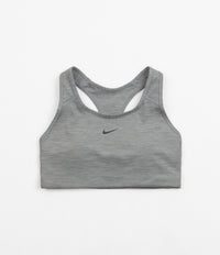 Nike Womens Dri FIT Medium Support 1 Piece Pad Sports Bra Smoke Grey Flatspot