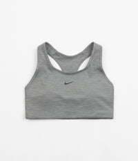 Nike Womens Dri-FIT Medium Support 1 Piece Pad Sports Bra - Smoke Grey / Heather / Black