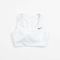 Nike Womens Dri-FIT Medium Support Unpadded Sports Bra - White / Black thumbnail