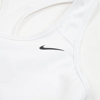 Nike Womens Dri-FIT Medium Support Unpadded Sports Bra - White / Black thumbnail