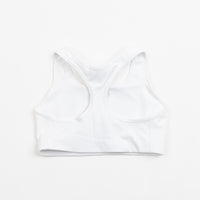 Nike Womens Dri-FIT Medium Support Unpadded Sports Bra - White / Black thumbnail
