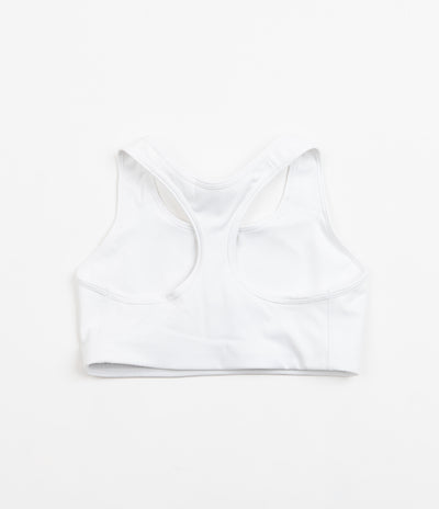Nike Womens Dri-FIT Medium Support Unpadded Sports Bra - White / Black
