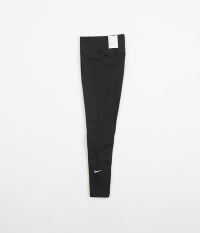 Nike Womens Dri-FIT Mid Rise Tights - Black / White