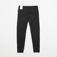 Nike Womens Dri-FIT Mid Rise Tights - Black / White thumbnail