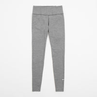 Nike Womens Dri-FIT Mid Rise Tights - Iron Grey / Heather / White thumbnail