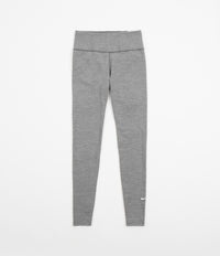 Nike Womens Dri-FIT Mid Rise Tights - Iron Grey / Heather / White