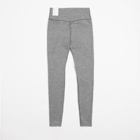 Nike Womens Dri-FIT Mid Rise Tights - Iron Grey / Heather / White thumbnail