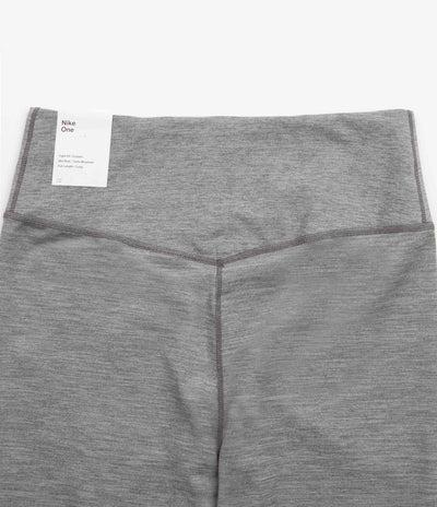 Nike Womens Dri-FIT Mid Rise Tights - Iron Grey / Heather / White