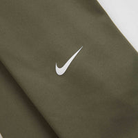 Nike Womens Dri-FIT Mid Rise Tights - Medium Olive / White thumbnail