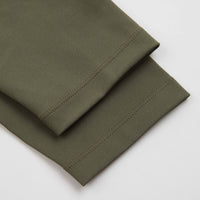 Nike Womens Dri-FIT Mid Rise Tights - Medium Olive / White thumbnail