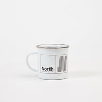 North 2 Pack Mugs - White / Black thumbnail