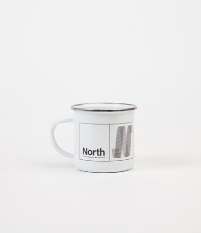 North 2 Pack Mugs - White / Black