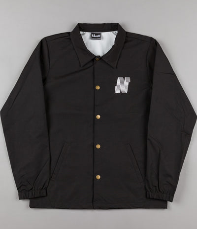 North N Logo Coach Jacket - Black