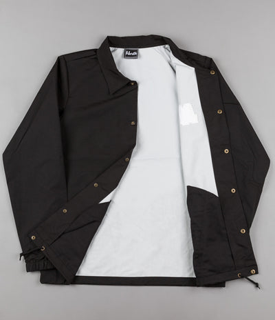 North N Logo Coach Jacket - Black