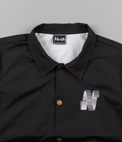 North N Logo Coach Jacket - Black