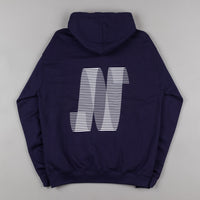 North N Logo Hooded Sweatshirt - Navy / White thumbnail