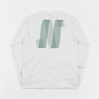 North N Logo Long Sleeve T-Shirt - Ash / Green thumbnail