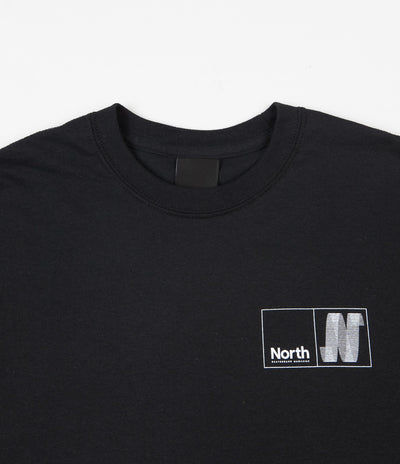 North N Logo Long Sleeve T-Shirt - Black / White