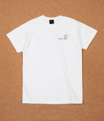 North N Logo T-Shirt - White / Forest