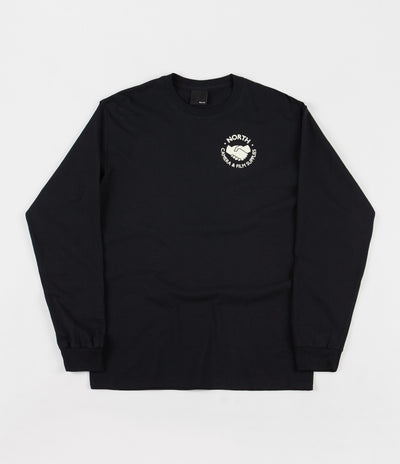 North Supplies Dotted Logo Long Sleeve T-Shirt - Black / Cream
