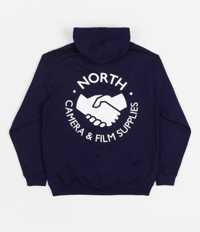 North Film Supplies Supplies Hoodie - Navy / White