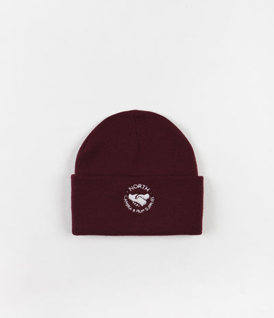 North Supplies Logo Beanie - Burgundy