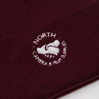 North Supplies Logo Beanie - Burgundy thumbnail