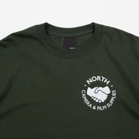 North Supplies Logo Long Sleeve T-Shirt - Forest / White Halftone thumbnail