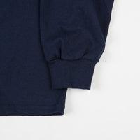 North Supplies Logo Long Sleeve T-Shirt - Navy / White / Peach thumbnail