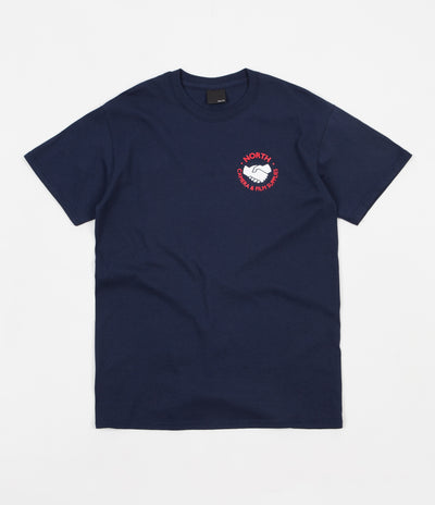 North Supplies Logo T-Shirt - Navy / Red / White