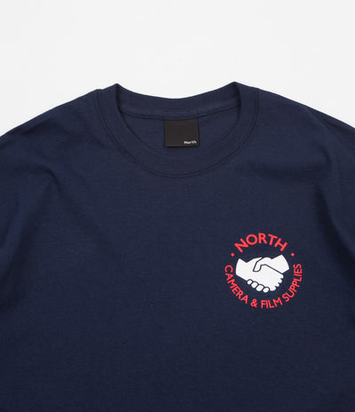 North Supplies Logo T-Shirt - Navy / Red / White