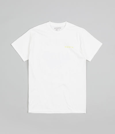 North Supplies T-Shirt - White / Yellow / Lavender